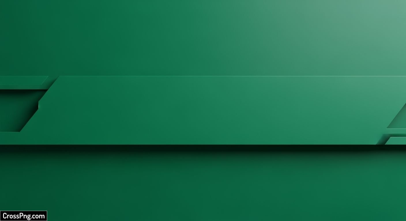 Green background banner image 2
