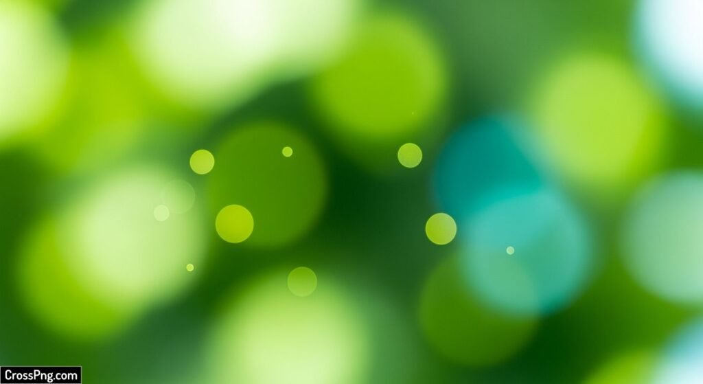 Green bokeh background image 5