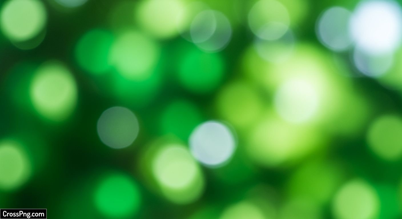 Green bokeh background image