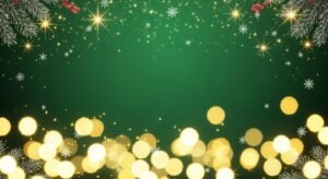 Green christmas background image 2