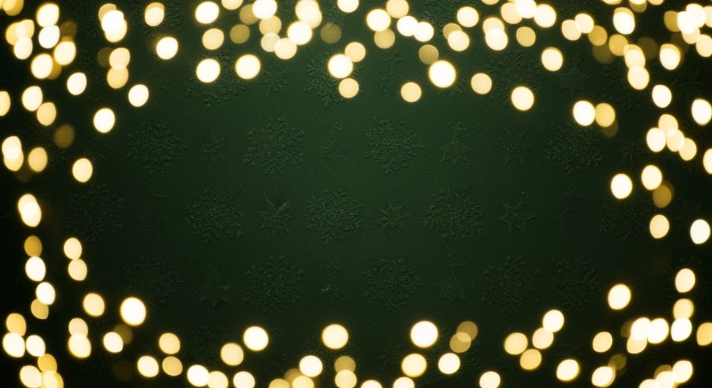 Green christmas background image 4