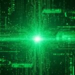 Green cyber background gif image 4
