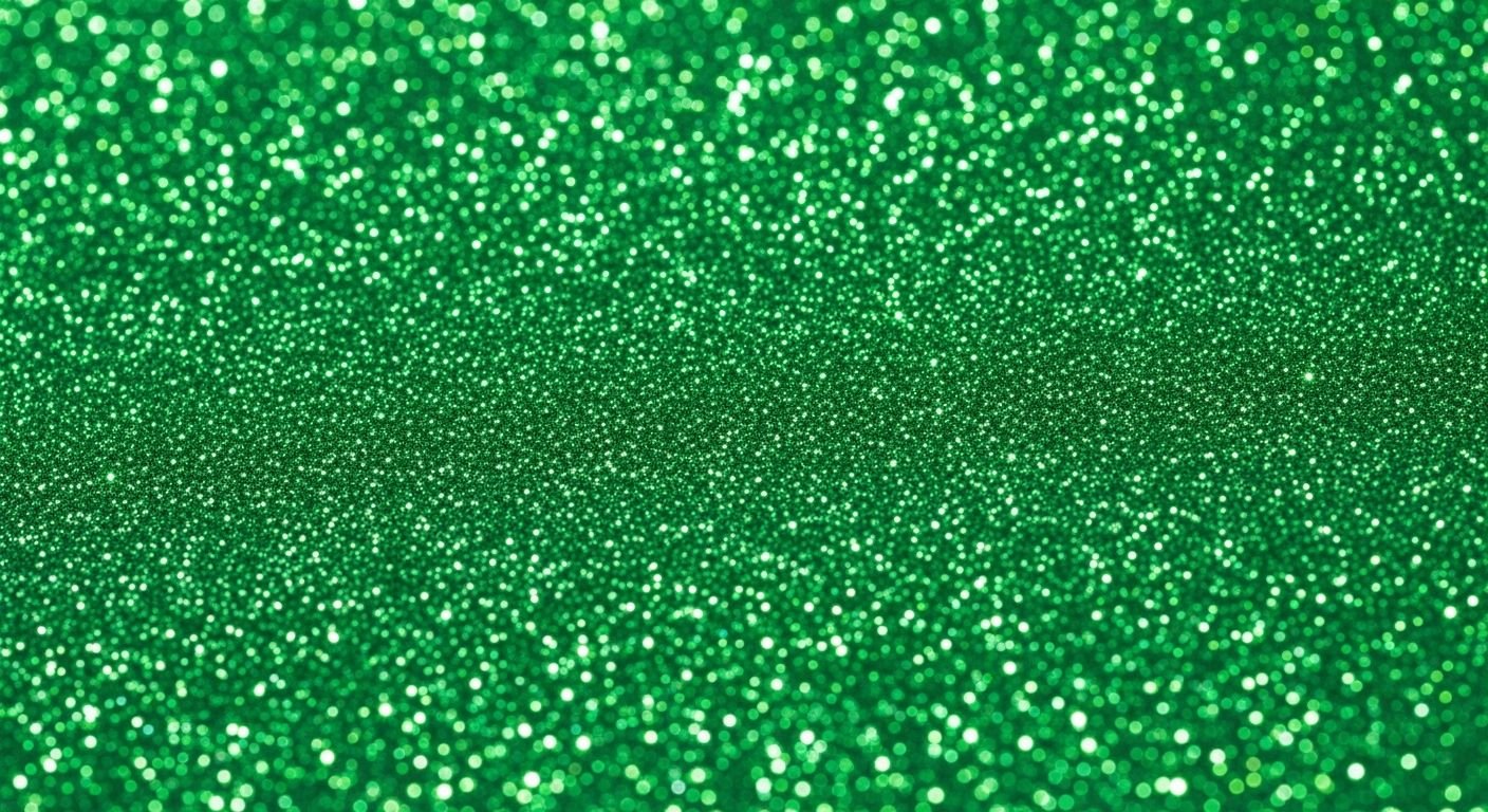 Green glitter background image 2