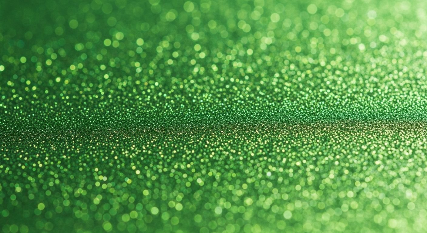 Green glitter background image