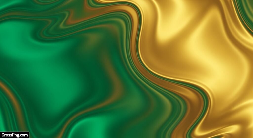Green gold background image