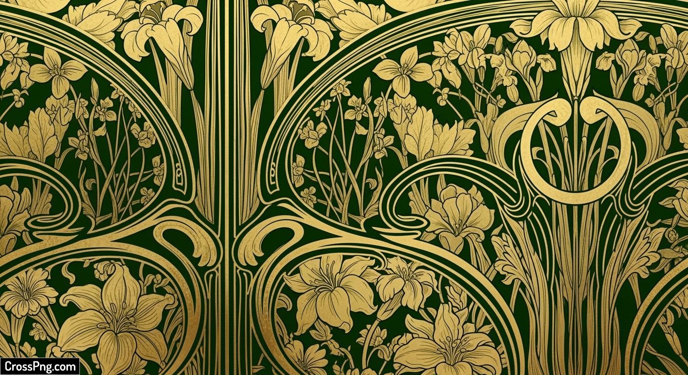 Green gold background image 2
