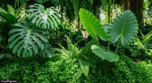 Green plant background image