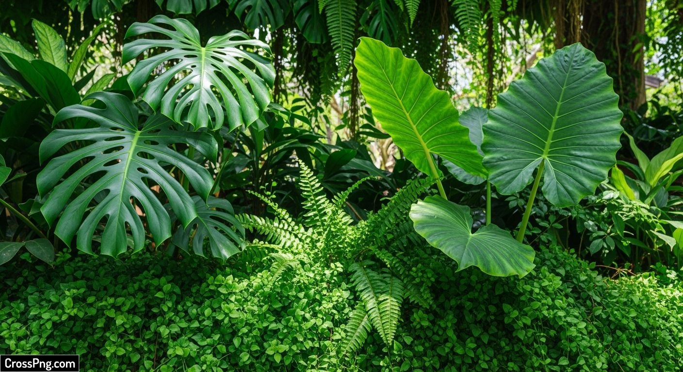 Green plant background image