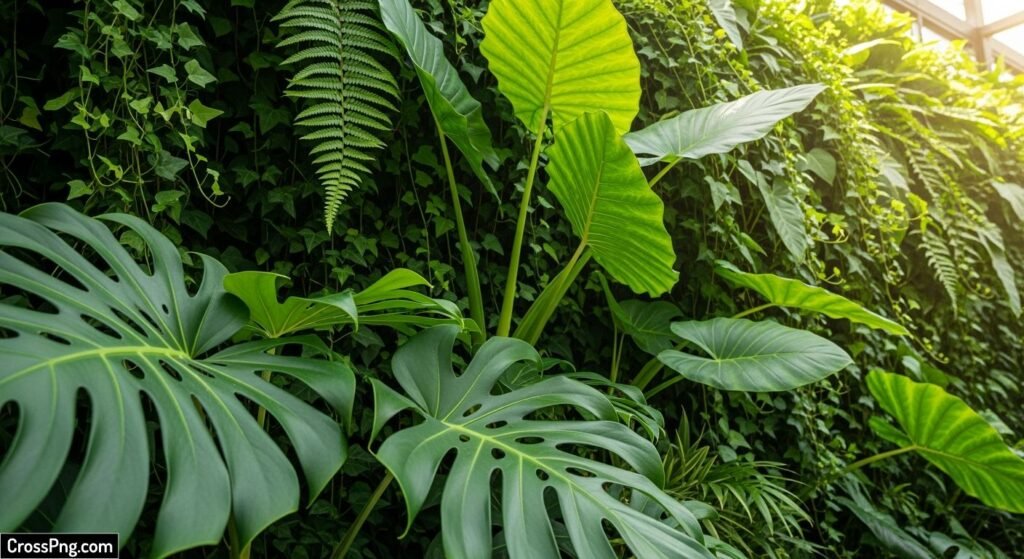 Green plant background image 2