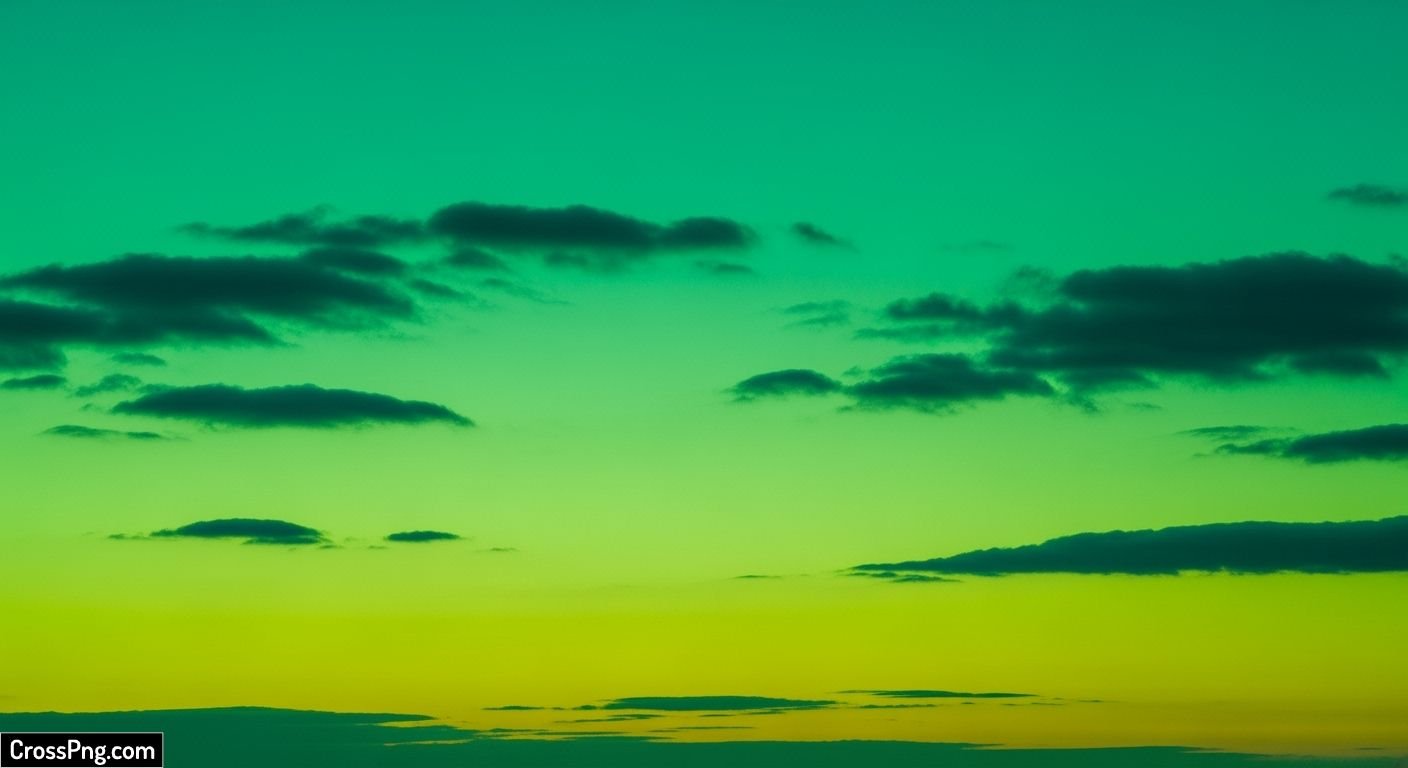 Green sky background image