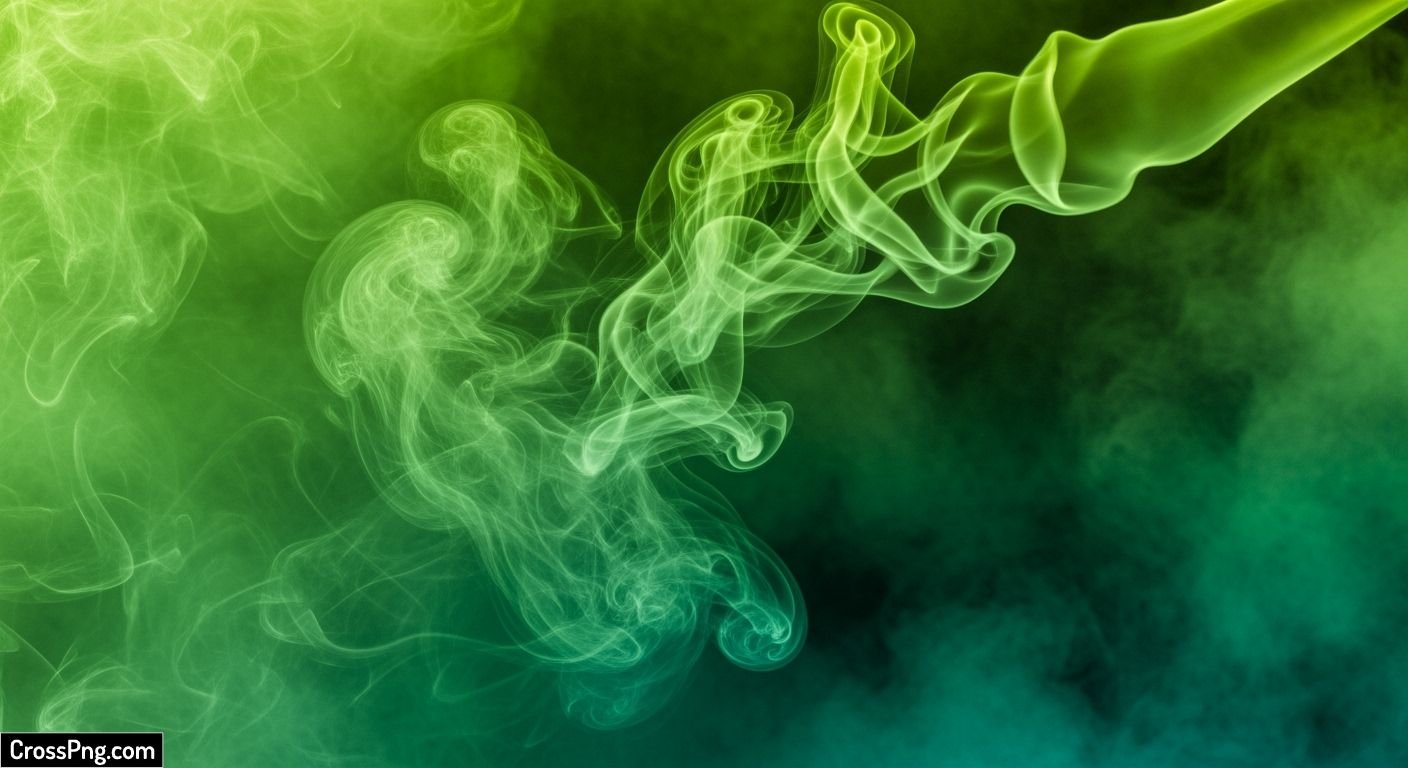 Green smoke background image 2