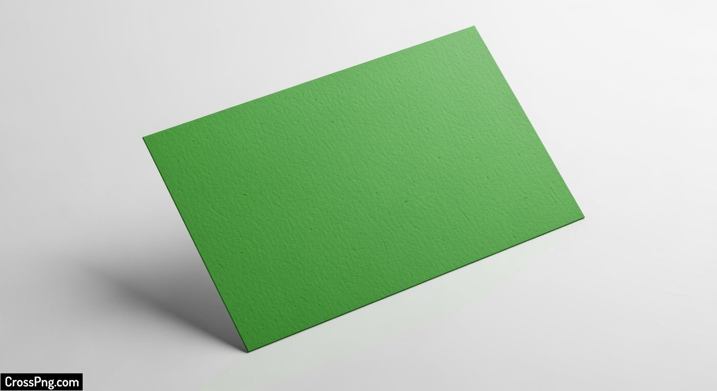 Green visiting card background image
