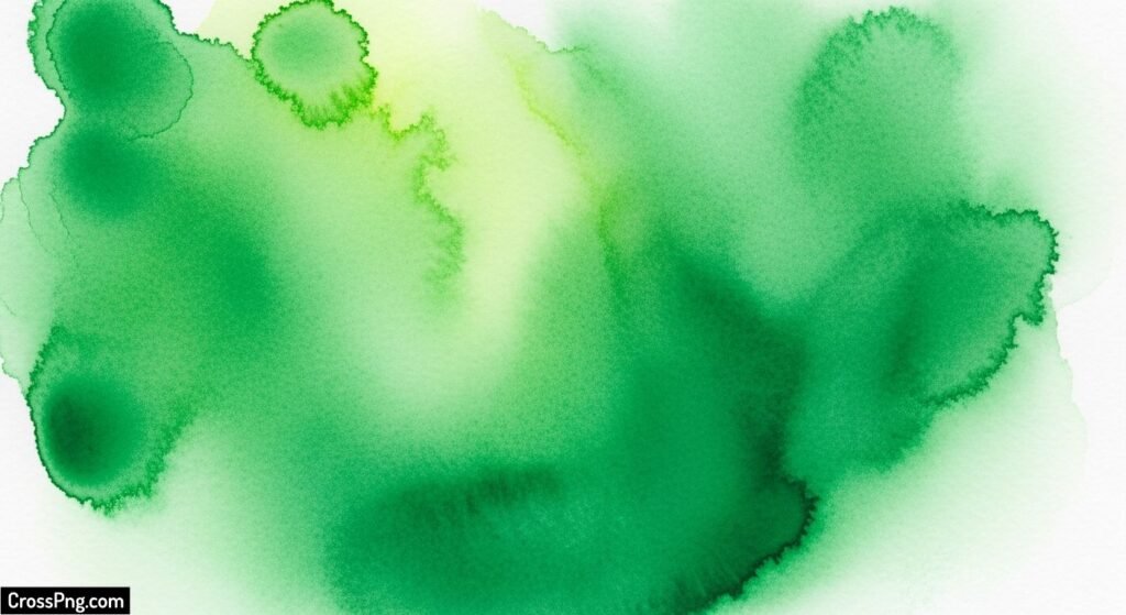Green watercolor background image