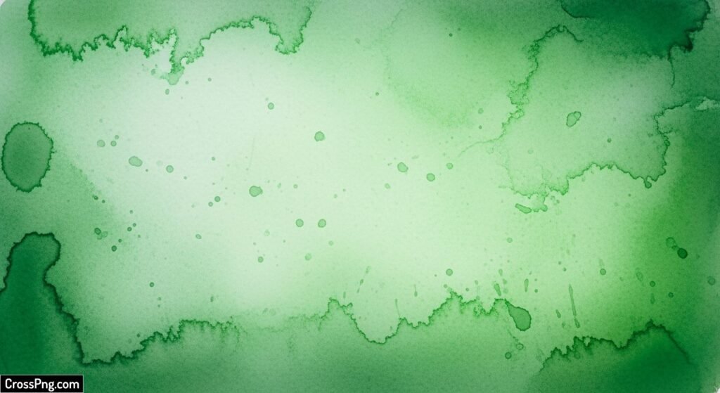 Green watercolor background image 4