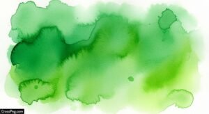 Green watercolor background image 6