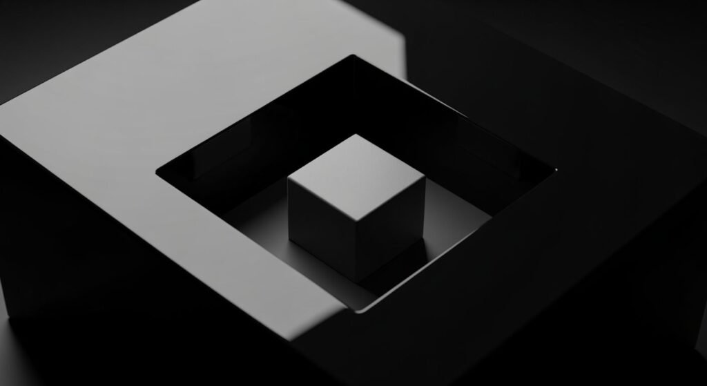 Grey box inside black box image 4