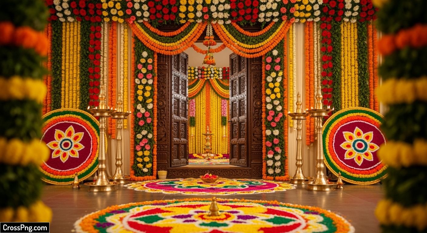 Griha pravesh background hd image