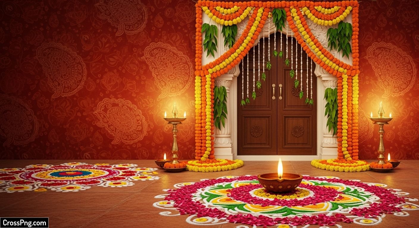 Griha pravesh invitation card background hd image 3