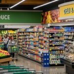 Grocery store background image