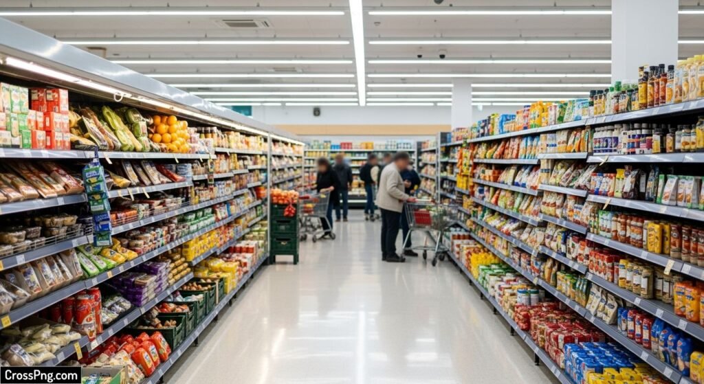 Grocery store background image 3