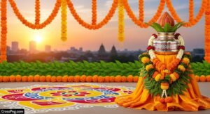 Gudi padwa background hd image
