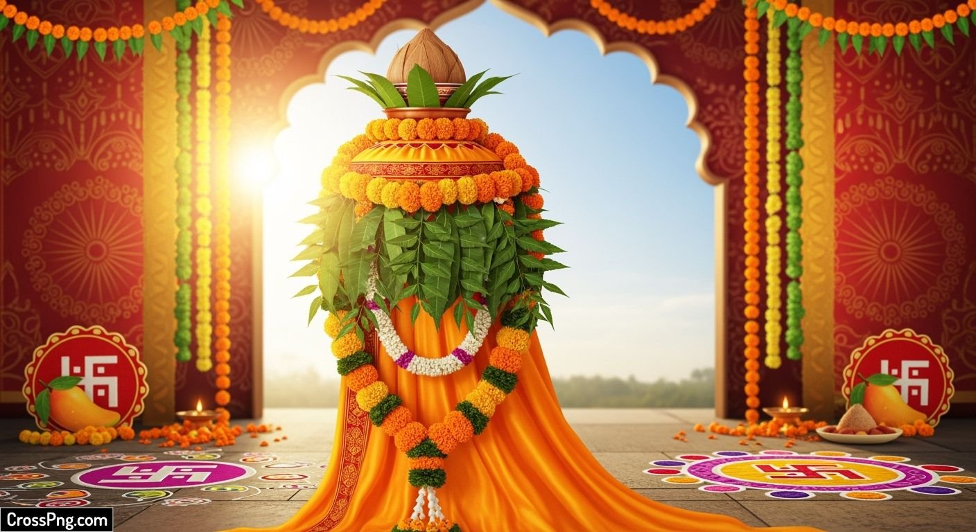 Gudi padwa background hd image