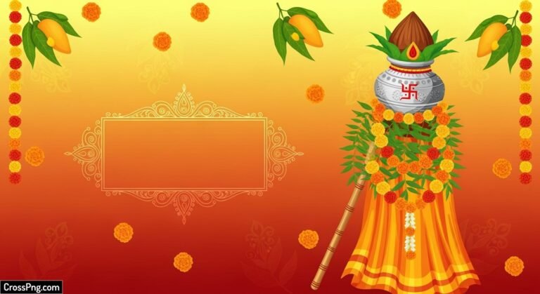Gudi padwa banner background image 2