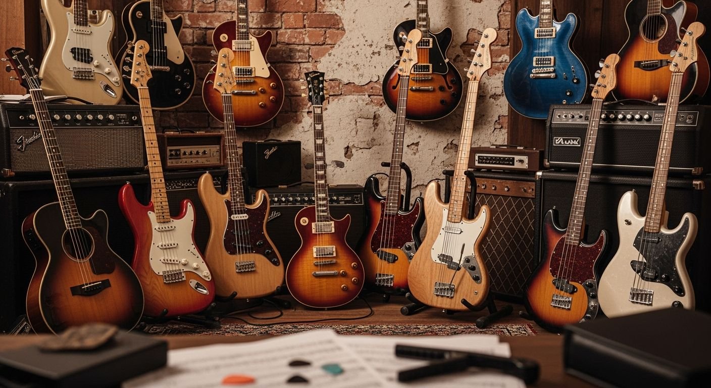 Guitar background image 3