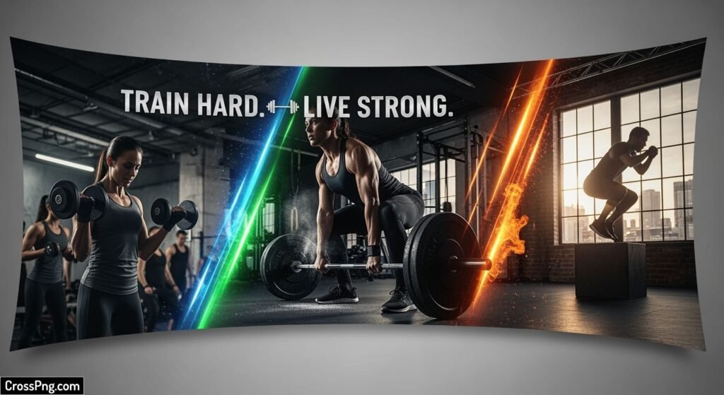 Gym banner background image