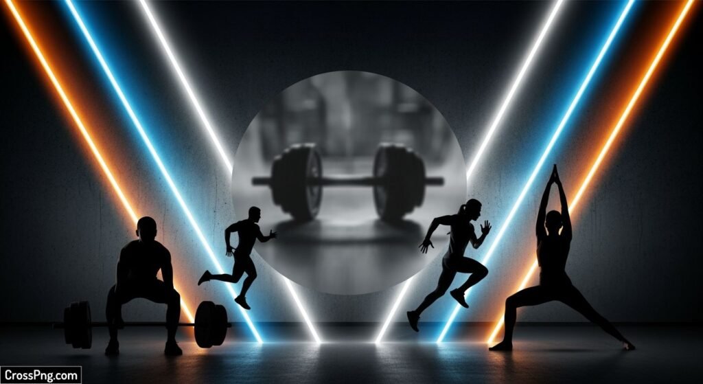 Gym poster background image