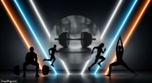 Gym poster background image