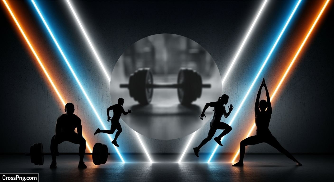 Gym poster background image