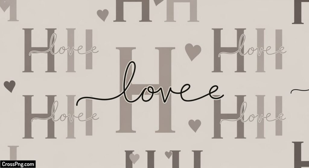 H wallpaper love image