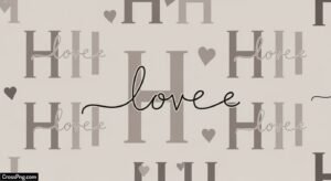 H wallpaper love image