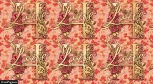H wallpaper love image 6