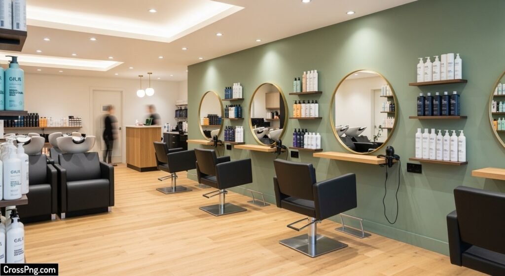 Hair salon background image