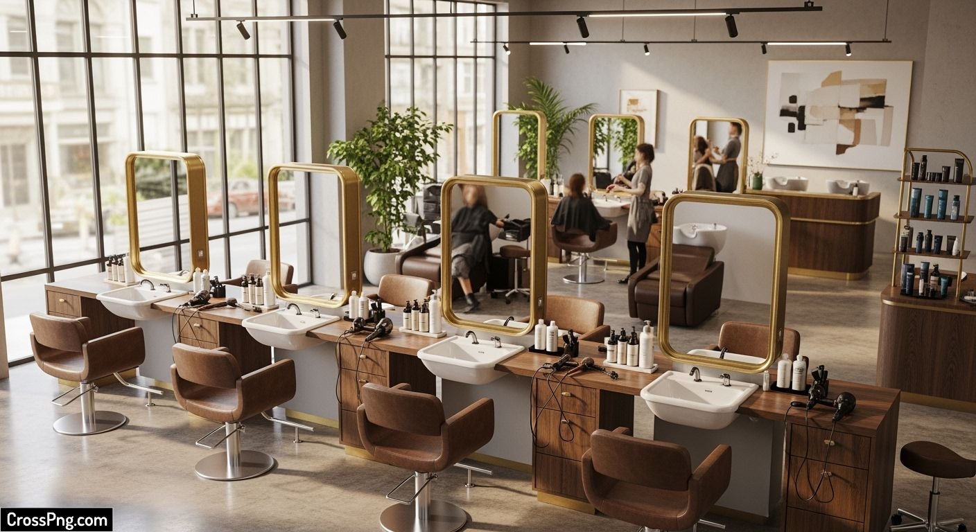 Hair salon background image 2