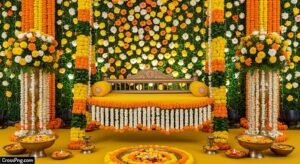 Haldi ceremony background image
