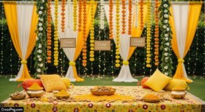 Haldi function background image