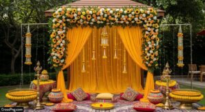 Haldi function background image