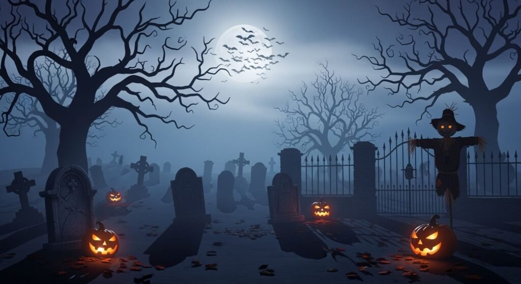 Halloween background aesthetic image