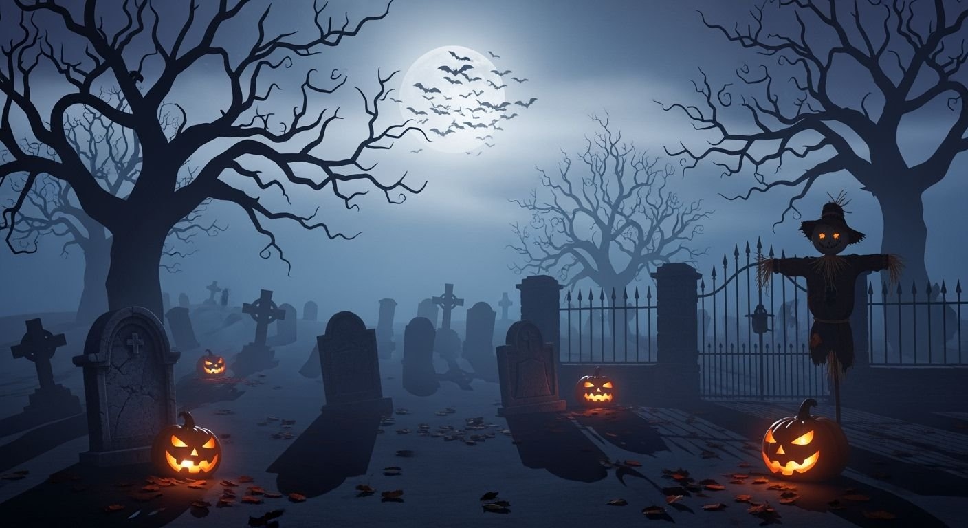 Halloween background aesthetic image
