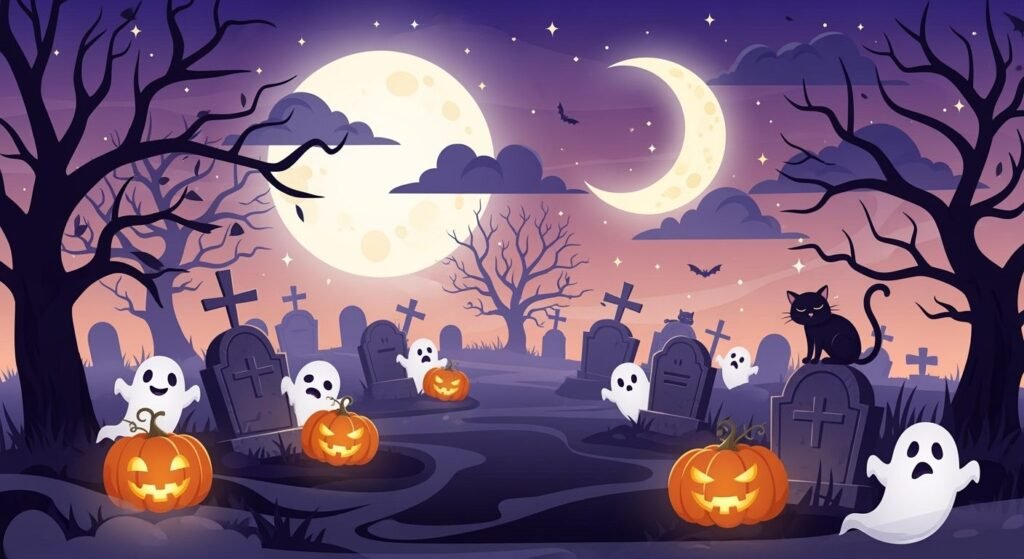 Halloween background cute image