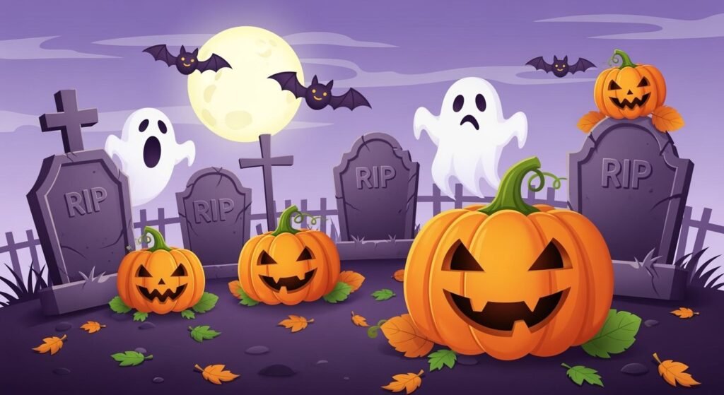 Halloween background cute image 3