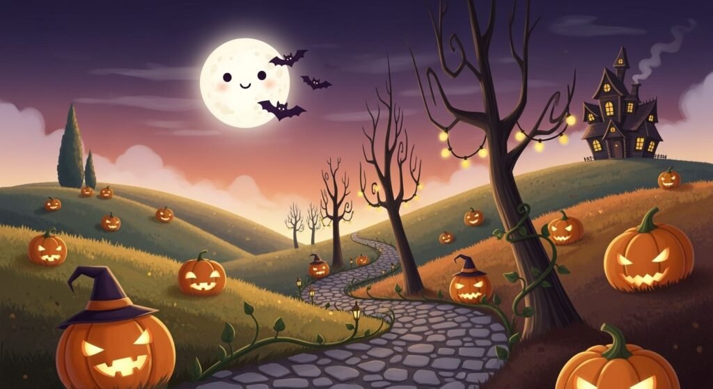 Halloween background cute image 5
