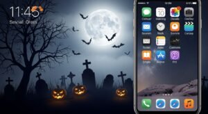 Halloween background iphone image 2