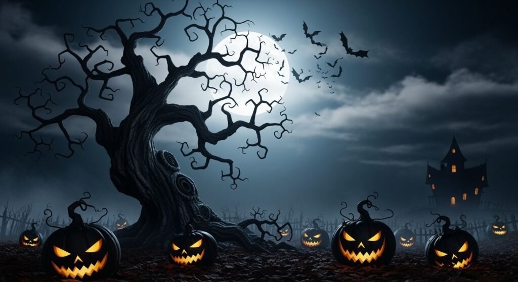 Halloween background scary image