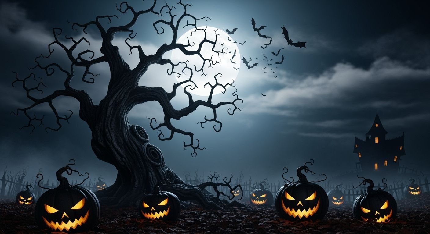 Halloween background scary image