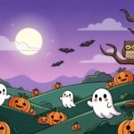 Halloween cute background image 4
