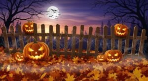 Halloween fall background image 3